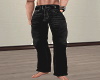 Loose-Fit Black Jeans[M]