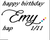 happy birthday emy