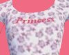 XS Princess top wht/pink