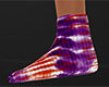 Halloween TieDye Sock 4F