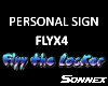 flyy personal sign