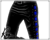       Blue Leather Pants