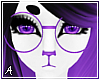 A| Purple Round Glasses