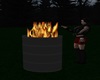 Burning Metal Barrel V1