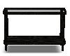 entry table black wood