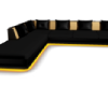 Velour Gold Sofa