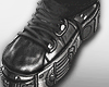 black leather shoe colec