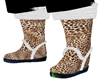 snow boots M leopard