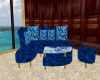 Blue and Gold couch