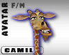 Melman Madagascar Avatar Funny F/M