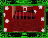 Plaid Fur Skirt Red