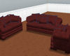 {JF} red lounge set