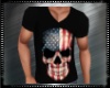 Black USA Skull Tshirt