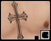 ♠ Cross Chest Tattoo