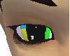 Colorful anime eyes