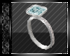 Blue Diamond Wed Ring F