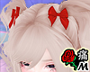 蝶 Cute Red Bow