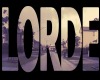 [F] Lorde Name Poster