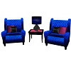 Royal Blue Coffee Chairs