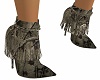 old snakeskin bootee