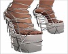 Silver Platforms Shoes