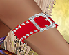 Red Silver Arm Bracelet