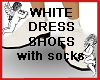 White TUXCEDO Shoes