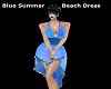 Blue Summer Beach Dress