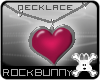 [rb] Heart Necklace Pink