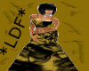 *LDF* Gold & Black Dress