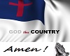 GOD then COUNTRY Sign