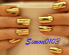 Deco Golden Nails