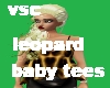 vsc leopard baby tees