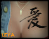 Chinese Breast Tat  Love