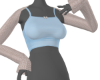 Blue/Cream Snug Sweater