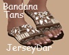 Bandana Tan Flats
