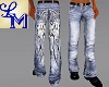 !LM Angel Wings Jeans M