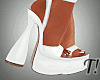 T! Iconic White Heels