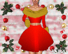 V|Christmas Gold Dress