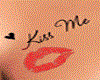 Kiss Me Breast tattoo