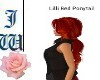 JW Lilli Red Ponytail
