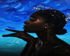 Black Woman Painting