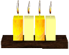 {AL} Yellow Candle shelf
