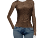 Mocha Knit Sweater Fit