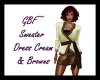 GBF~Sweater Dress Brown
