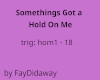 Somethings Got a Hold