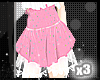 x3! kawaii pink skirt 