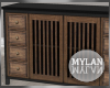 ~M~ | Black/Wood Cabinet