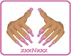 Pink Nails / Dainty Hand