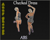 [A.C]Checked Dress